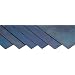 Precision Brand Spring Steel 1095 Shim Stock Sheet Assortment, Blue Tempered, Polished Finish, AMS 5122, SAE 1095, AISI 1095, Blue