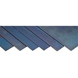 Precision Brand Spring Steel 1095 Shim Sheet Assortment, Blue Tempered, Polished Finish, AMS 5122, SAE 1095, AISI 1095, Blue, 0.005", 0.010", 0.015", 0.020", 0.025", 0.032" Thick, 6" Width, 12" Length (Pack of 6)