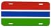 Gambia Gambian Flag Vanity Auto License Plate