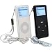DreamGear Jeli Sleeves for iPod nano 1G (Black and Clear)