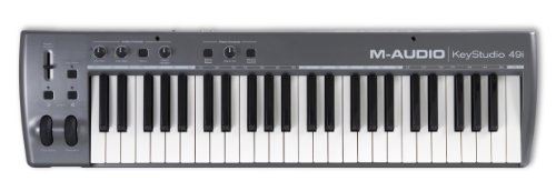 M-Audio KeyStudio 49i 49-key USB Audio Interface MIDI Controller Music Keyboard product image