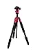 【Amazonの商品情報へ】KING Fotopro 自由雲台+中型カラーアルミ三脚 レッド C-4i R 71657