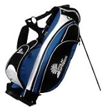 Palm Springs Deluxe Dual Strap Stand Bag , Black / Blue