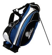 Palm Springs Deluxe Dual Strap Stand Bag , Black / Blue