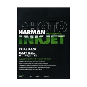 Harman Photo Matt FB inkjet paper, 310gsm, A4, 5 sheets