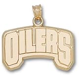 Edmonton Oilers 1in 10k Logo Pendant/10kt yellow gold