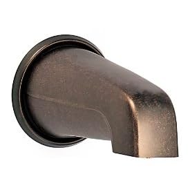 Danze D606325RBD 8" Wall Mount Tub Spout, combination 1/2" Copper Slip fit 1/2" IPS, Distressed Bro