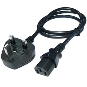 2M MAINS LEAD for SAMSUNG LCD TV, LG, PANASONIC, BUSH LCD TFT LED PLASMA TV MAINS LEAD CABLE POWER CORD