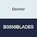 Dormer B3358BLADES Adjustable Hand Reamer Blades, High Speed Steel, NR. 8, Head Length 15 mm, Flute Length 76 mm
