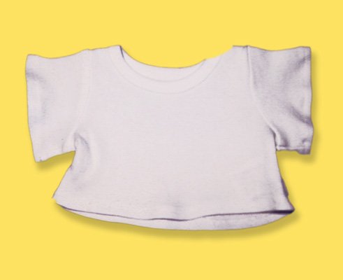 White T- Shirt Fit Build A Bear
