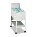 Safco Standard Mobile Tub File with Lock, Letter Size Gray