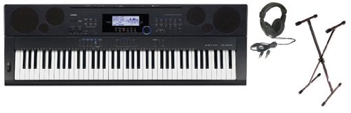 Casio WK6500 76 Key Workstation Keyboard Package