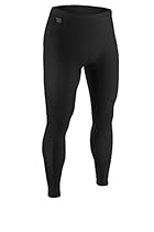Youth Sports Form Fit, Ankle Length Compression Tight-Stay Dry and Cool During Football, Baseball, Dance, Track, and Soccer with Moisture Management and Anti-Microbial Technology-Sizes YS, YM, YL (Youth Large, Black)
