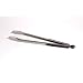 Outset QT20 Stella Stainless-Steel Locking Barbecue Tongs with Soft-Grip Handles