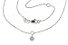 Jewelry : 14K White Gold Anklet with Diamond