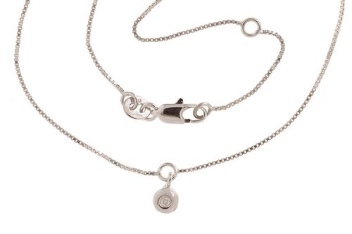 Childrens Toyshop  Jewelry : 14K White Gold Anklet with Diamond