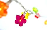 HAB & GUT (L007) Lichterkette Blümchen bunt 40 Birnchen 220 V HAB & GUT (L007) Lichterkette Blümchen bunt 40 Birnchen 220 V