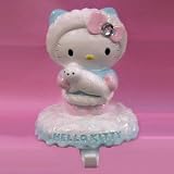 Kurt Adler HK7901 Hello Kitty Pink Plush Head Stocking, 22-Inch