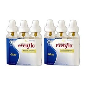 Evenflo Classic 8 oz. Glass Nurser - 6-Pack