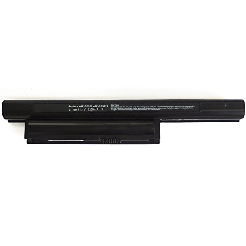 Bay Valley Parts 6-Cell 11.1V 5200mAh New Replacement Laptop Battery for SONY:VAIO VPC-EB14EN/BI,VAIO VPC-EB14EN/WI,VAIO VPC-EB14FX/BI,VAIO VPC-EB15FA/B,VAIO VPC-EB15FA/W,VAIO VPC-EB15FG,VAIO VPC-EB15FG/B,VAIO VPC-EB15FG/P,VAIO VPC-EB15FG/W,VAIO VPC-EB15FH/B,VAIO VPC-EB15FH/P,VAIO VPC-EB15FH/W,VAIO VPC-EB15FM/BI,VAIO VPC-EB15FM/T,VAIO VPC-EB15FM/WI,VAIO VPC-EB15FW,VAIO VPC-EB15GB