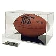 BCW BallQube Grandstand Football Display Case Holder with "Ultra UV Protection"