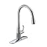 Kohler K-596-CP Simplice Single-Hole Pull-down Kitchen Faucet