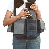 Newswear Womens Medium Chestvest, SLR Camera & Lens Carry System, Black.