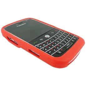Red Silicone Skin Case For BlackBerry 9000 Bold