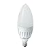 Kobi Electric K8L7 6-watt = 45-Watt Straight Tip Candle LED 5000K Cool White Indoor Candelabra Light Bulb, Dimmable