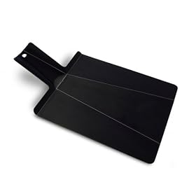 Joseph Joseph Chop 2 Pot Chopping Board, Black, Large