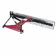 Howse Landscape Rake - 3-Point, Category 1, 8ft. Length