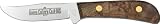 Queen Knives 4185SMB Clip Point Saber Hunter Fixed Blade Knife with Fossilized Spalted Maple Burl Wood Handles