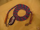 Weaver NYLON roping barrel reins HORSE TACK Turquoise Pink Purple