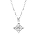 DiAura Sterling Silver Diamond-Accent Solitaire Pendant
