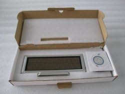 GOWE Led Message Board/desk screen/ USB programmable sign/Blue Color/High Bright meeting digital board/Time Clock