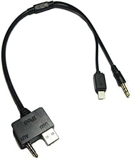 USB 3.5mm AUX Input to IPOD IPHONE 5 6 AUX Adapter Cable For Hyundai Kia