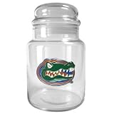 Florida Gators NCAA 31oz Glass Candy Jar