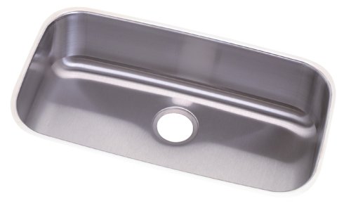 Revere Undermount 28-by-15-by-8-1/2 Inch Single Bowl Stainless Steel Kitchen Sink