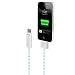 Dexim - DWA063 - C�ble USB Visible Green pour iPhone/iPod/iPad