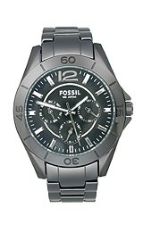 Fossil Women's CE1003 Black Ceramic Bracelet Black Analog Dial Multifunction Watch