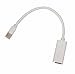 J-Tech Digital High Quality Mini DisplayPort to HDMI Adapter (female) Cable for Apple Macbook, Macbook Pro, iMac, Macbook Air, 