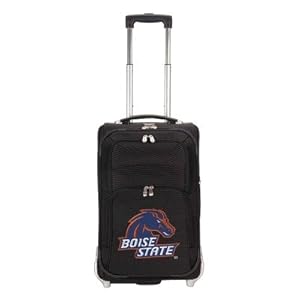 NCAA Boise State Broncos Denco 21-Inch Carry On Luggage, Black