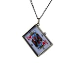 Casino Poker Card King Watch Long Necklace