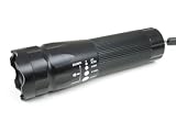 GSI Mini High-Powered Pocket LED Flashlight With Adjustable Light-Beam Focus 2000x Zoom