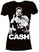JOHNNY CASH - Finger - Black Women's / Girls T-shirt (Girlie / Babydoll)