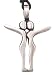 2 Lovers Man & Woman Are One - Pewter Pendant Necklace