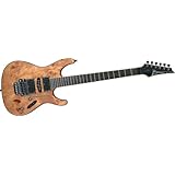 Ibanez S770PB (Poplar Burl Natural Flat) (S-Series, Poplar Burl Nat)