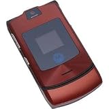 Motorola Razr V3i Unlocked GMRS Cell Phone (Maroon)