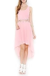 Polyester High-Low-Hem  Dress