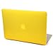 HDE MacBook Air 13 inch Case - Hard Shell Cover Keyboard Skin Fits Previous Generations A1466 A1369 (2008-2017) - Mustard Yellow